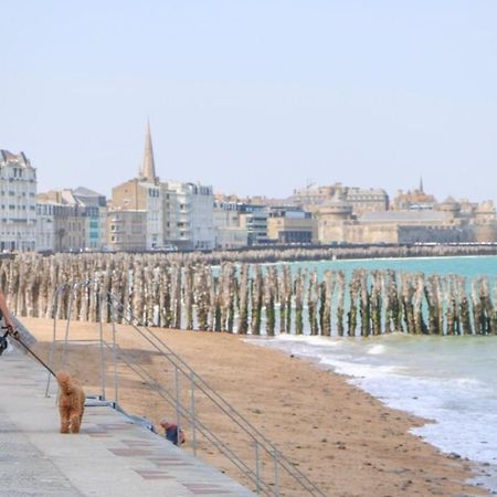 Lostra 2 - Appartement Avec Mezzanine, Front De Mer A Cancale Sur Le Port De La Houle Esterno foto