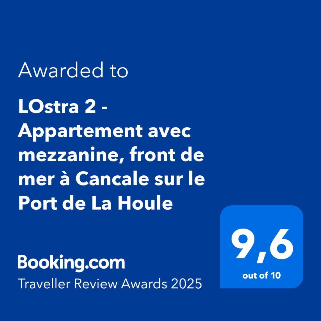 Lostra 2 - Appartement Avec Mezzanine, Front De Mer A Cancale Sur Le Port De La Houle Esterno foto